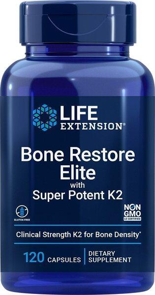 Life Extension Bone Restore Elite with Super Potenet K2 120 caps- Lillys Pharmacy and Health Store