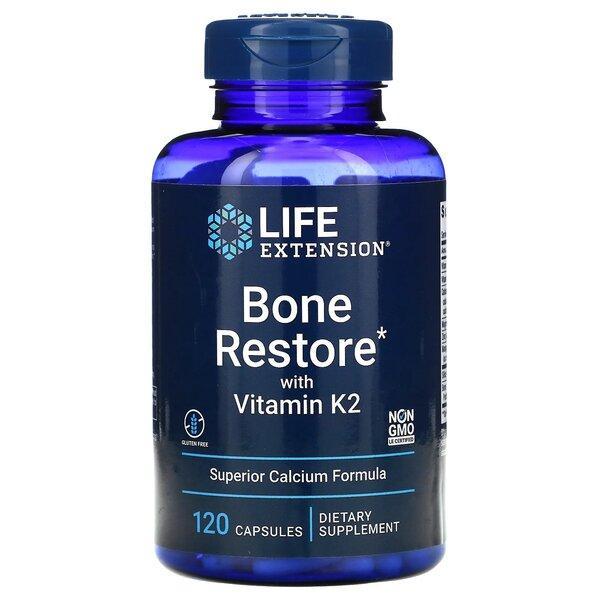 Life Extension Bone Restore with Vitamin K2 120 caps- Lillys Pharmacy and Health Store