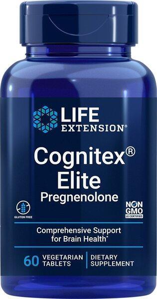 Life Extension Cognitex Elite Pregnenolone 60 vegeterian tabs- Lillys Pharmacy and Health Store