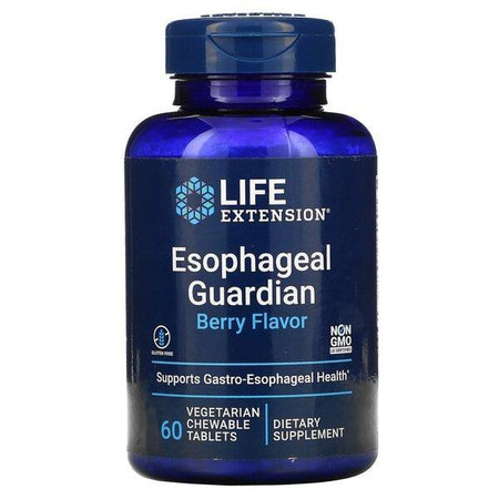 Life Extension Esophageal Guardian, Berry Flavor 60 vegetarian chewable tabs- Lillys Pharmacy and Health Store