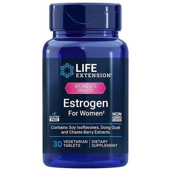 Life Extension Estrogen For Women 30 vegetarian tabs- Lillys Pharmacy and Health Store