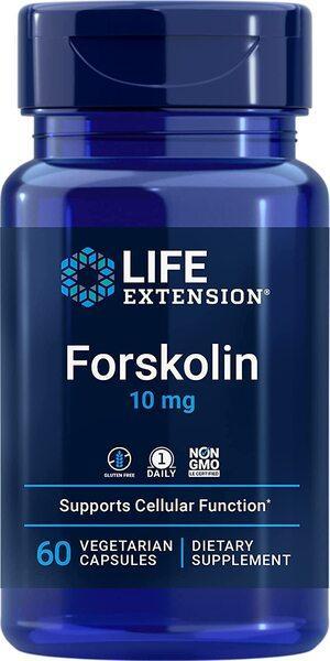 Life Extension Forskolin, 10mg 60 vcaps- Lillys Pharmacy and Health Store