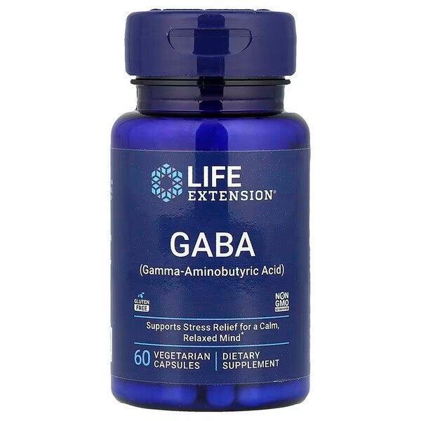 Life Extension Gaba - 60 Vcaps - Lilly's Pharmacy