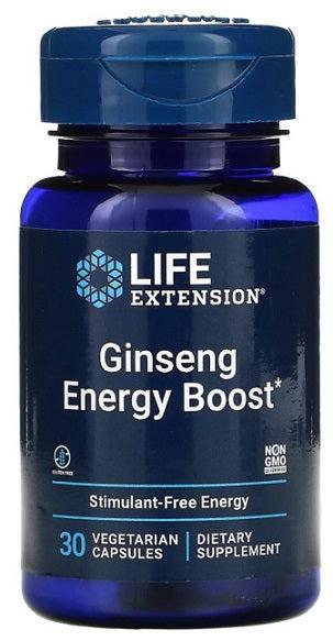 Life Extension Ginseng Energy Boost 30 vcaps- Lillys Pharmacy and Health Store