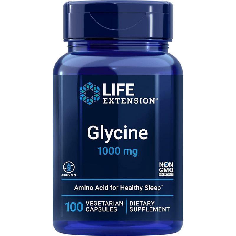 Life Extension Glycine, 1000mg 100 vcaps- Lillys Pharmacy and Health Store