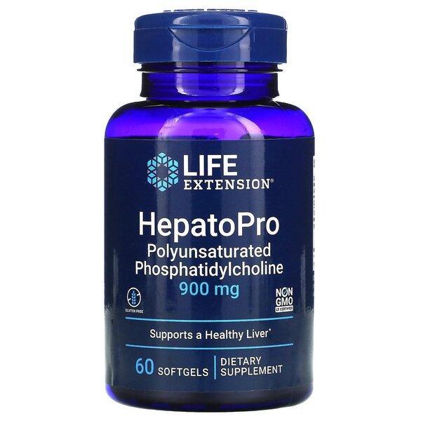 Life Extension HepatoPro Polyunsaturated Phosphatidylcholine, 900mg 60 softgels- Lillys Pharmacy and Health Store