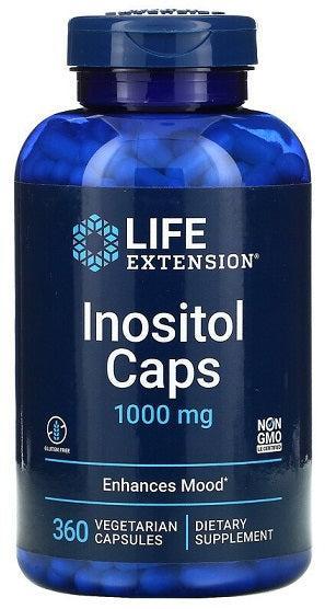 Life Extension Inositol Caps, 1000 mg 360 vcaps- Lillys Pharmacy and Health Store