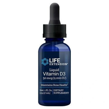 Life Extension Liquid Vitamin D3, 50mcg 29 ml- Lillys Pharmacy and Health Store