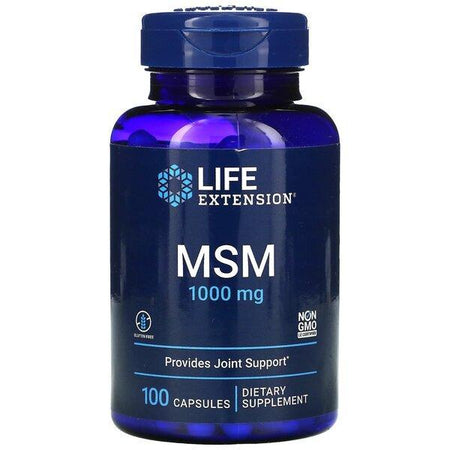 Life Extension MSM, 1000mg 100 caps- Lillys Pharmacy and Health Store