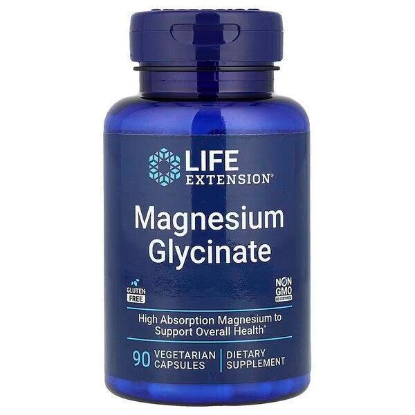 Life Extension Magnesium Glycinate, 105mg 90 vcaps- Lillys Pharmacy and Health Store