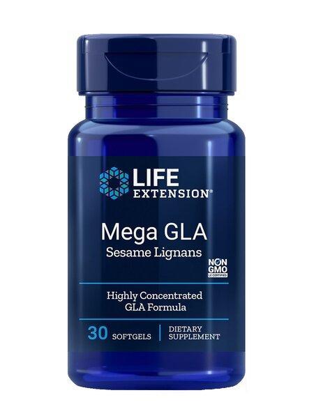 Life Extension Mega GLA with Sesame Lignans 30 softgels- Lillys Pharmacy and Health Store