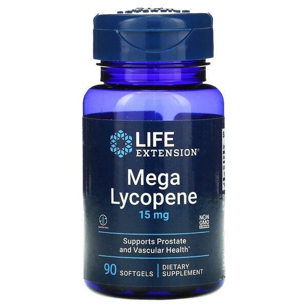 Life Extension Mega Lycopene, 15mg 90 softgels- Lillys Pharmacy and Health Store