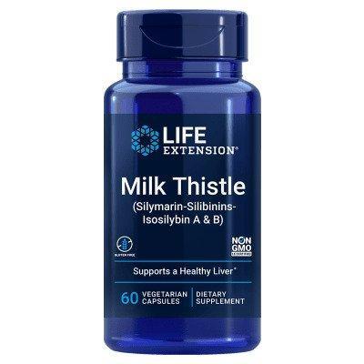 Life Extension Milk Thistle, SilymarinSilibininsIsosilybin A & B 60 vcaps- Lillys Pharmacy and Health Store