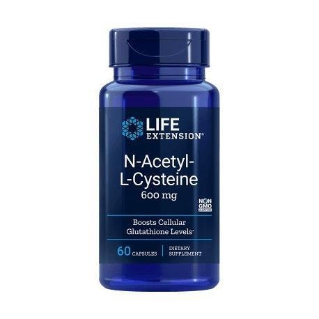 Life Extension NAcetylLCysteine, 600mg 60 caps- Lillys Pharmacy and Health Store