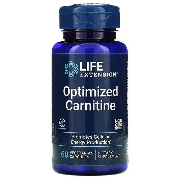 Life Extension Optimized Carnitine 60 caps- Lillys Pharmacy and Health Store
