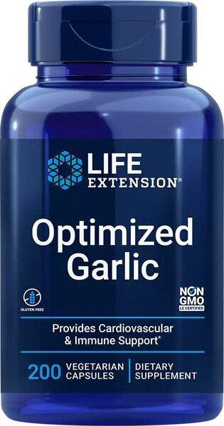 Life Extension Optimized Garlic 200 vcaps- Lillys Pharmacy and Health Store