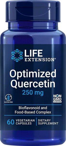 Life Extension Optimized Quercetin, 250mg 60 vcaps- Lillys Pharmacy and Health Store