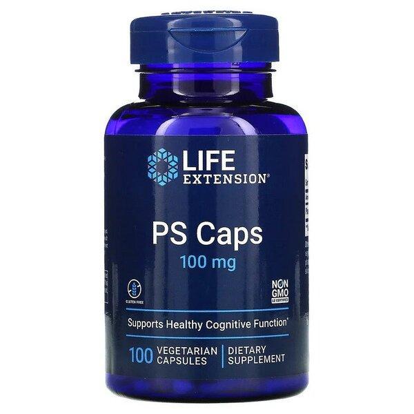 Life Extension PS Caps, 100mg 100 vcaps- Lillys Pharmacy and Health Store