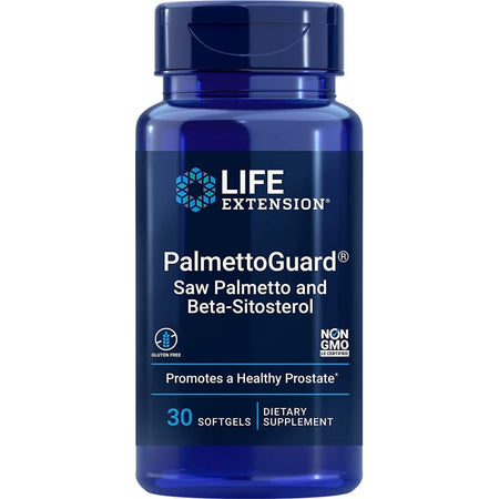 Life Extension PalmettoGuard Saw Palmetto with BetaSitosterol 30 softgels- Lillys Pharmacy and Health Store