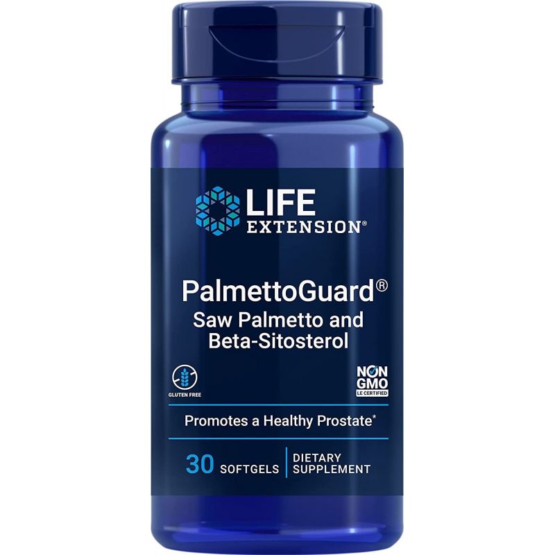 Life Extension PalmettoGuard Saw Palmetto with BetaSitosterol 30 softgels- Lillys Pharmacy and Health Store