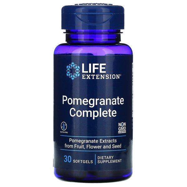 Life Extension Pomegranate Complete 30 softgels- Lillys Pharmacy and Health Store