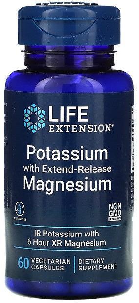 Life Extension Potassium with ExtendRelease Magnesium 60 vcaps- Lillys Pharmacy and Health Store