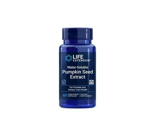 Life Extension Pumpkin Seed Extract, WaterSoluble 60 vcaps- Lillys Pharmacy and Health Store
