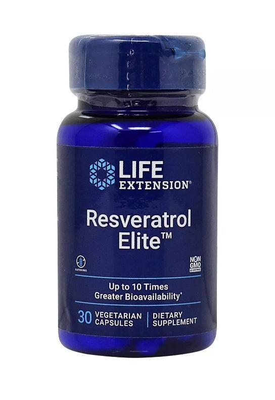 Life Extension Resveratrol Elite 30 vcaps- Lillys Pharmacy and Health Store