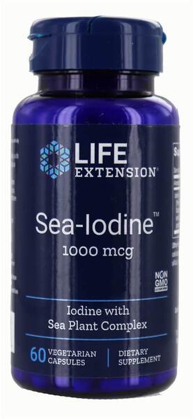 Life Extension Sea Iodine, 1000mcg 60 vcaps- Lillys Pharmacy and Health Store