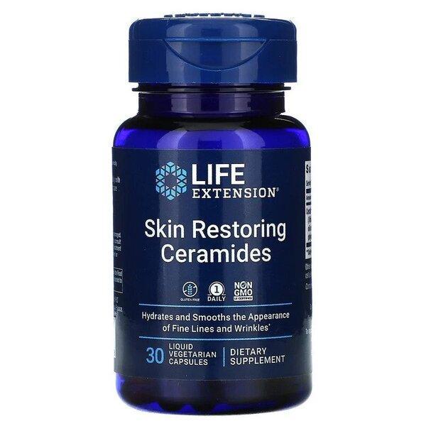 Life Extension Skin Restoring Ceramides 30 liquid vcaps- Lillys Pharmacy and Health Store