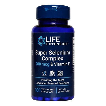 Life Extension Super Selenium Complex & Vitamin E 100 vcaps- Lillys Pharmacy and Health Store