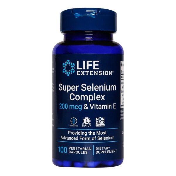 Life Extension Super Selenium Complex & Vitamin E 100 vcaps- Lillys Pharmacy and Health Store