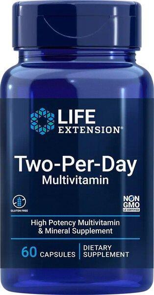 Life Extension TwoPerDay, Multivitamin 60 caps- Lillys Pharmacy and Health Store