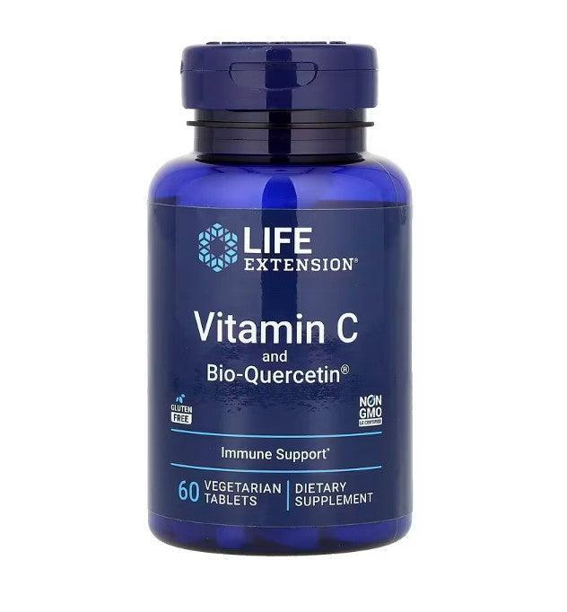 Life Extension Vitamin C and Quercetin - 60 vegetarian tablets - Lilly’s Pharmacy & Health Store