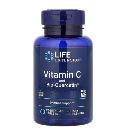Life Extension Vitamin C and Quercetin - 60 vegetarian tablets - Lilly’s Pharmacy & Health Store