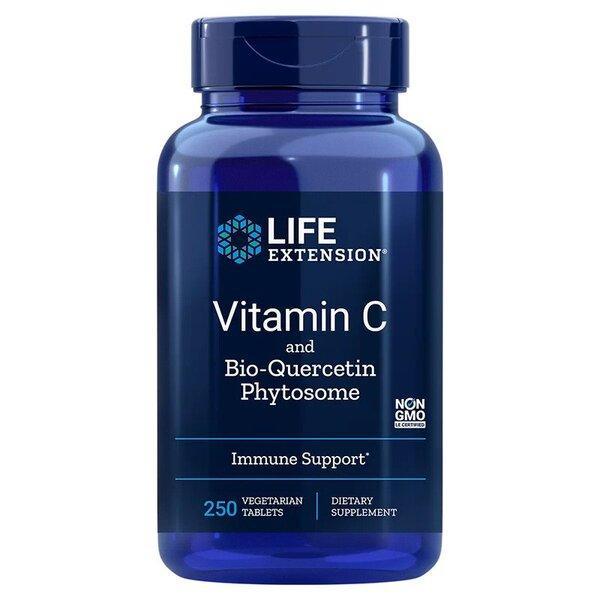 Life Extension Vitamin C and Quercetin Phytosome 250 vegetarian tabs- Lillys Pharmacy and Health Store