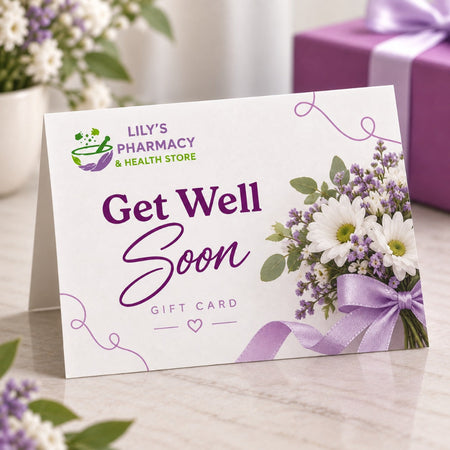 Lilys Pharmacy "Get Well Soon" Gift Card- Lillys Pharmacy and Health Store