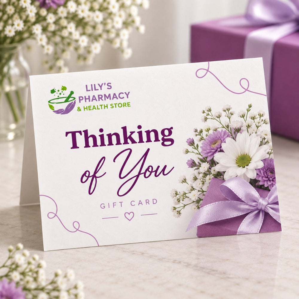 Lilys Pharmacy "Thinking Of You" Gift Card- Lillys Pharmacy and Health Store