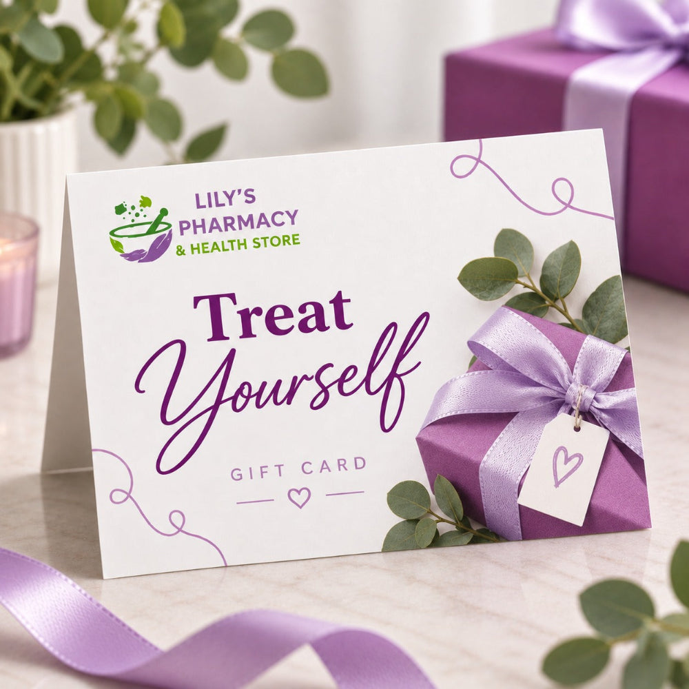 Lilys Pharmacy "Treat Yourself" Gift Card- Lillys Pharmacy and Health Store