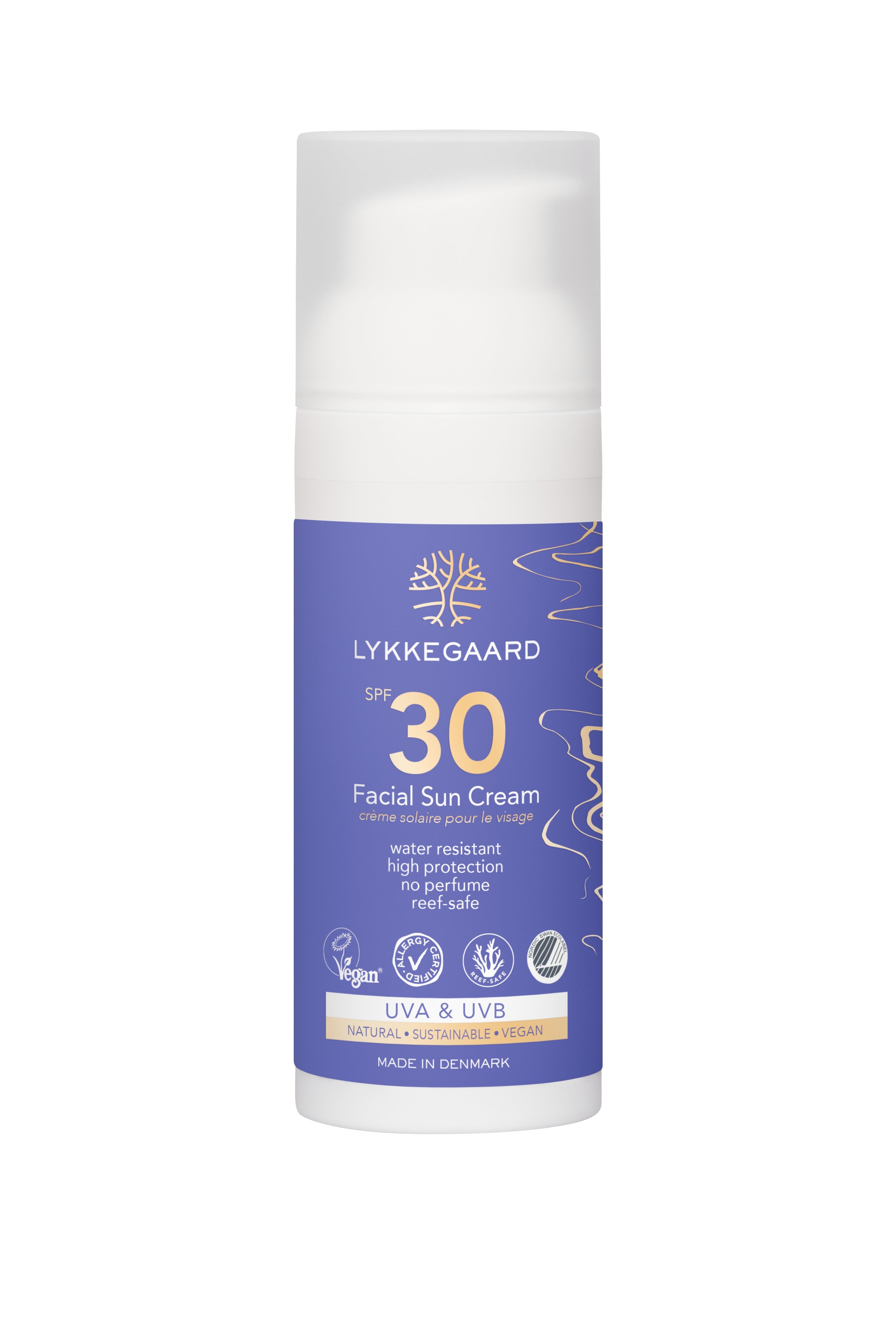 Lykkegaard Facial Sun Cream (50ml)- Lillys Pharmacy and Health Store