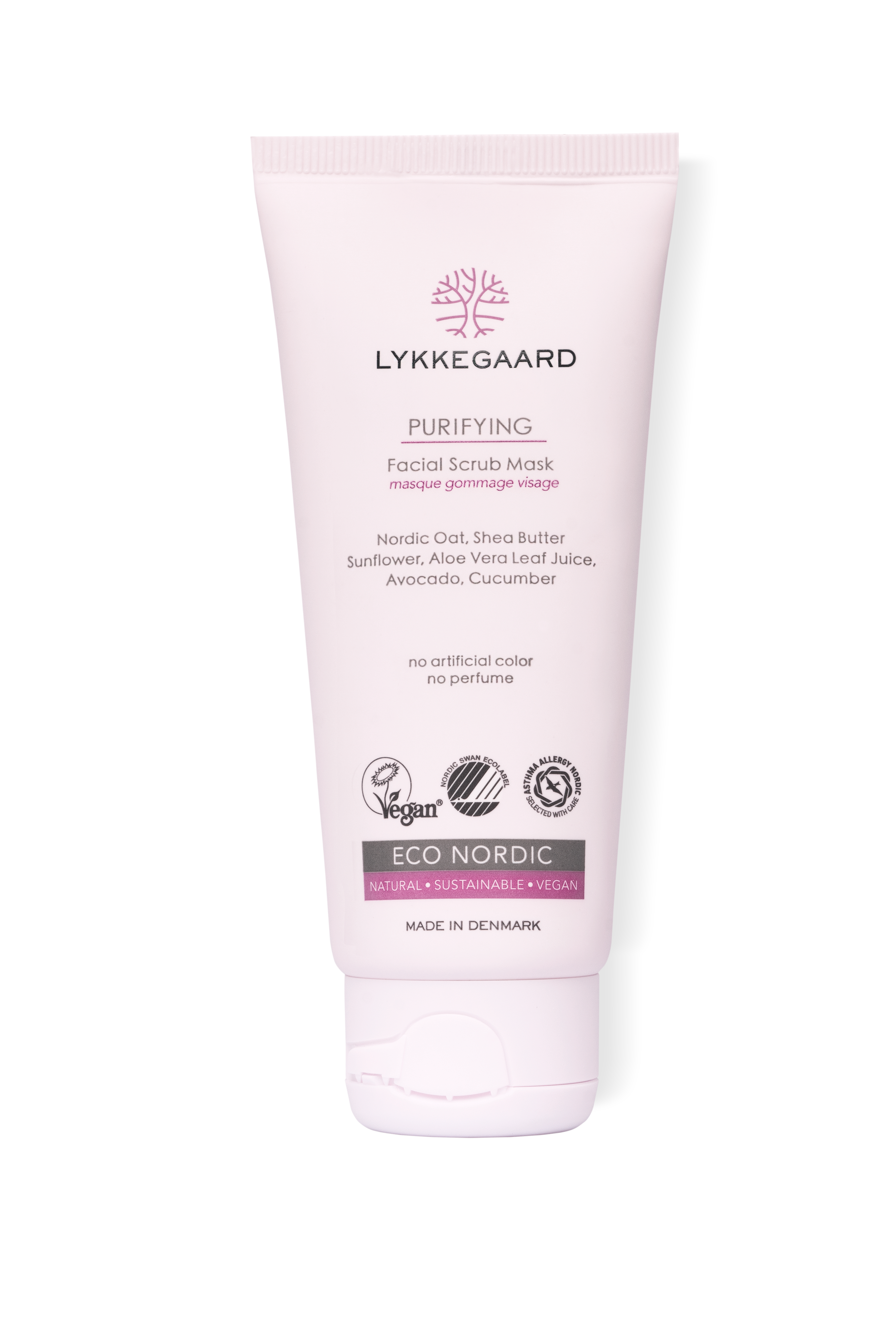 Lykkegaard Purifying Facial Scrub Mask 60ml- Lillys Pharmacy and Health Store