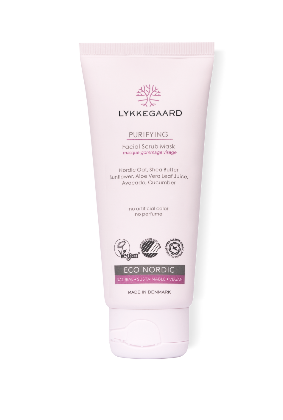 Lykkegaard Purifying Facial Scrub Mask 60ml- Lillys Pharmacy and Health Store
