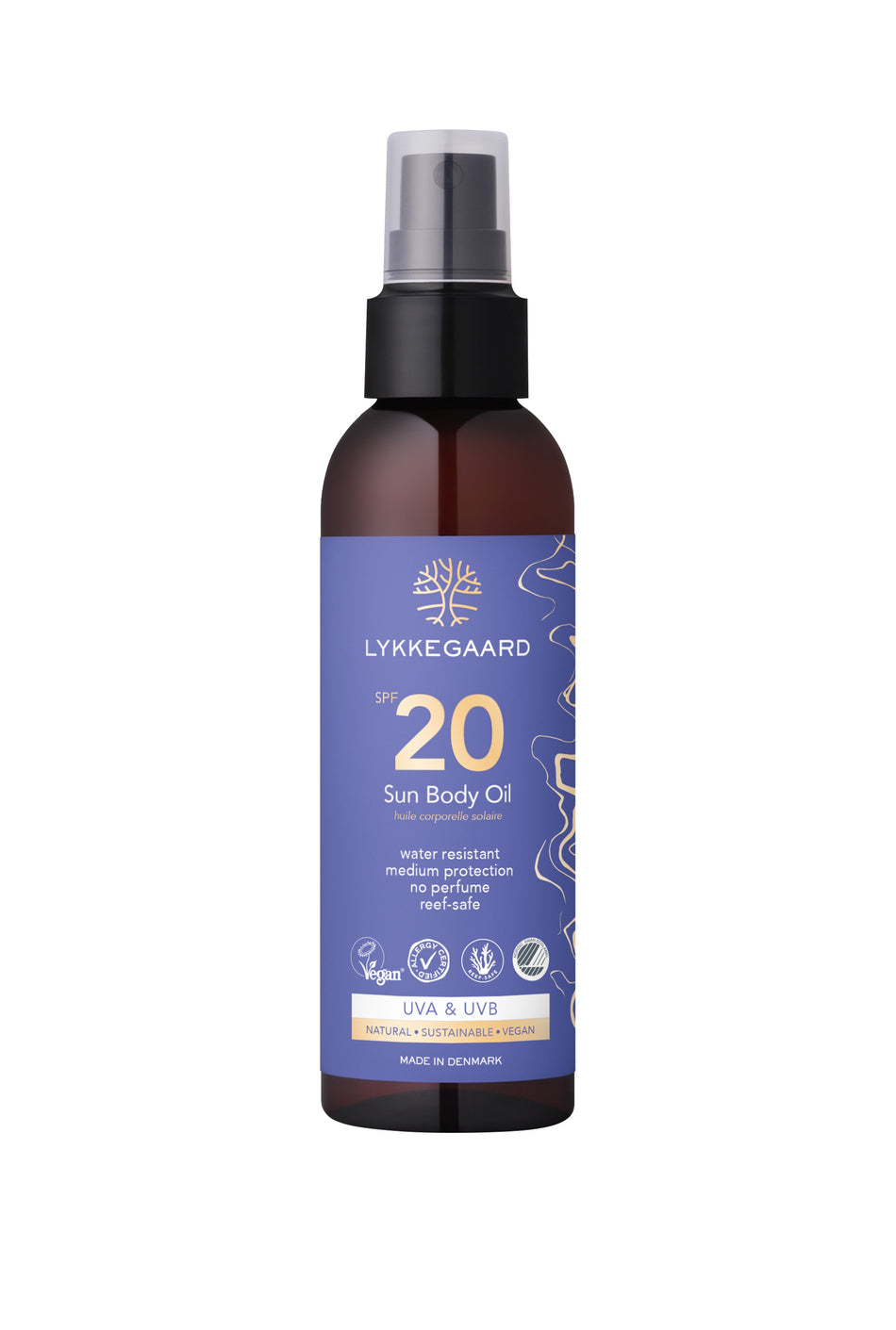 Lykkegaard Sun Body Oil (145ml)- Lillys Pharmacy and Health Store