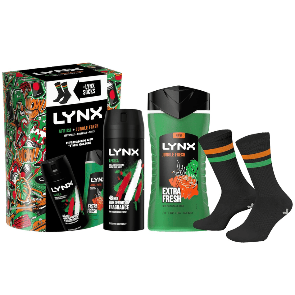 Lynx Africa & Jungle Fresh Gift Set- Lillys Pharmacy and Health Store