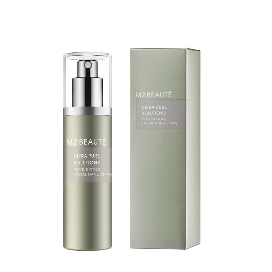 M2 BEAUTÉ Ultra Pure Solutions Pearl & Gold Spray 75ml- Lillys Pharmacy and Health Store