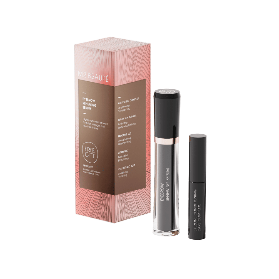 M2 Beaute Eyebrow Renewing Serum (4ml) + free Eyezone Conditioning Care Complex (2ml)- Lillys Pharmacy and Health Store
