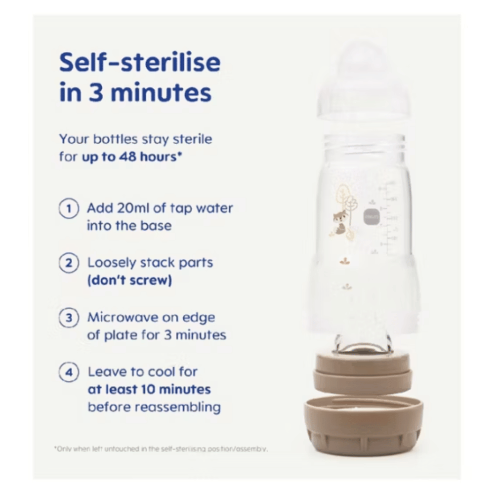 MAM Easy Start Anti Colic Triple Pack Bottles 160ml 0 Months +- Lillys Pharmacy and Health Store