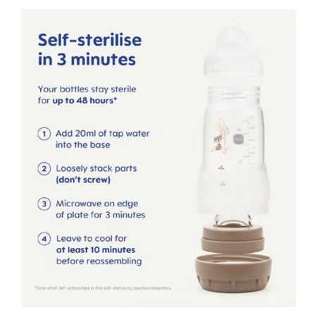 MAM Easy Start Anti Colic Triple Pack Bottles 160ml 0 Months +- Lillys Pharmacy and Health Store