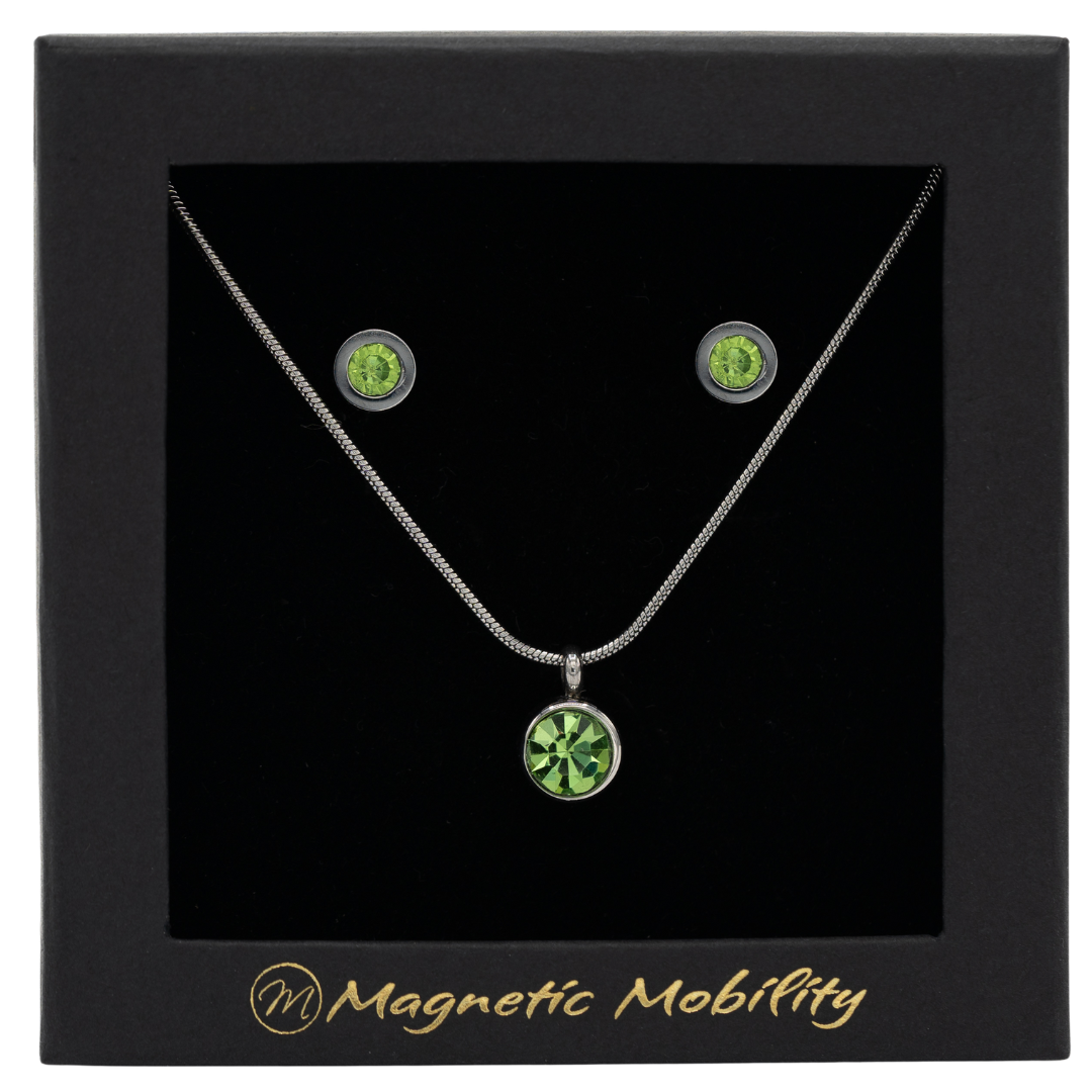 Magnetic Birthstone Gift Set - Earrings and Necklace | Magnetic Mobility- Lillys Pharmacy and Health Store