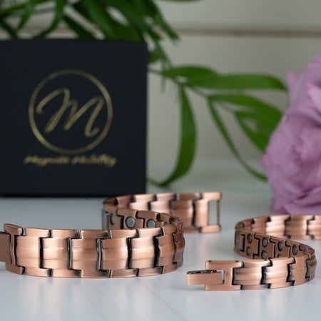 Ashe Copper Magnetic Bracelet - Double Strength- Lillys Pharmacy and Health Store